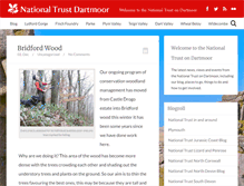 Tablet Screenshot of dartmoornt.org.uk